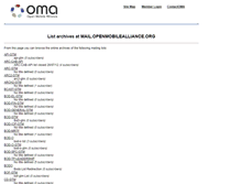 Tablet Screenshot of mail.openmobilealliance.org